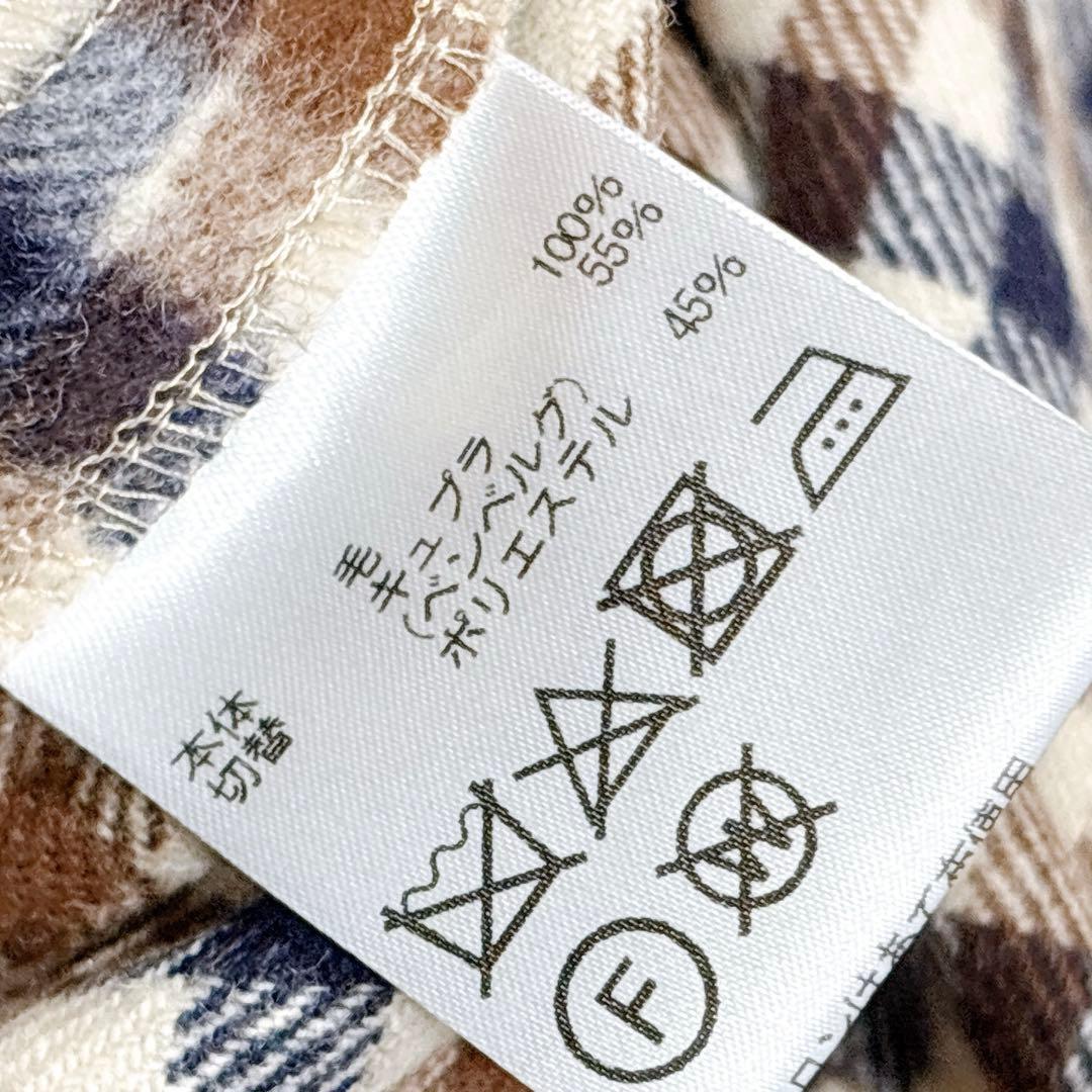 新品同様✨　アクアスキュータム　ステンカラーコート　ライナー　ベージュ　38