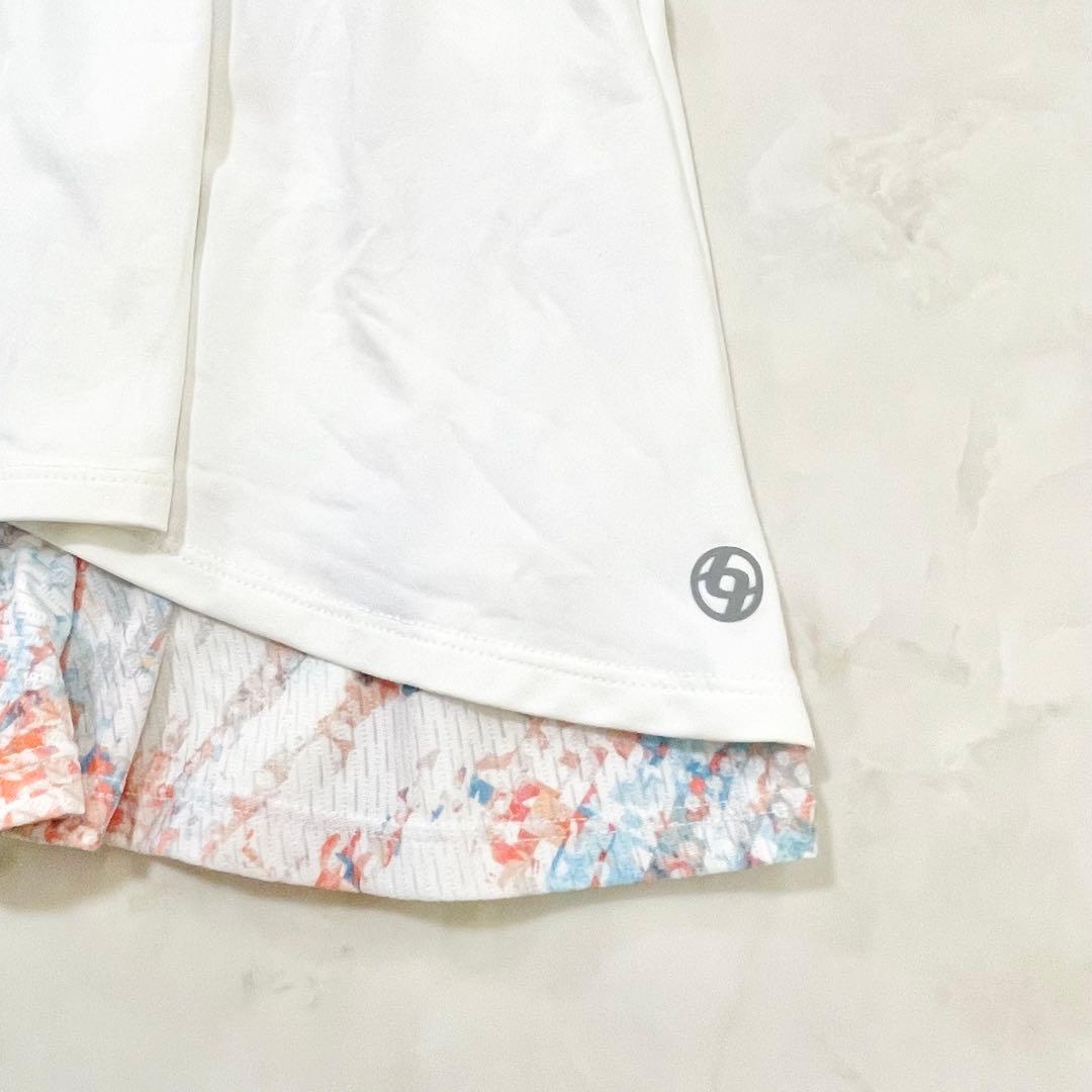 ❇️リージャ　テニスウェア　セットアップ　ノースリーブ　スコート　M〜L