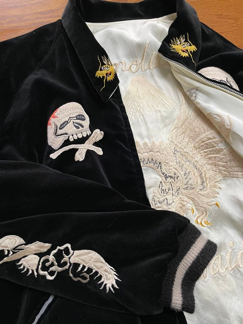 ★美品　テーラー東洋 スカジャン 港商スペシャル 別珍 髑髏