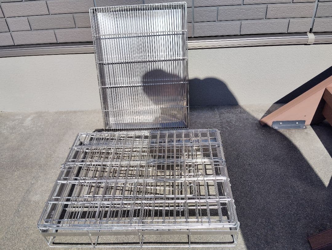 お値下げ、ハチコウ ステンレスケージＭ−ＳＯＰ 長面開 美品