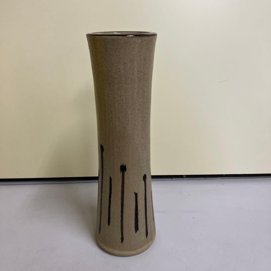D-5 壁掛け花瓶 盛瀧窯九十九焼陶器 昭和レトロ 一輪挿し壁掛け花瓶 骨董品