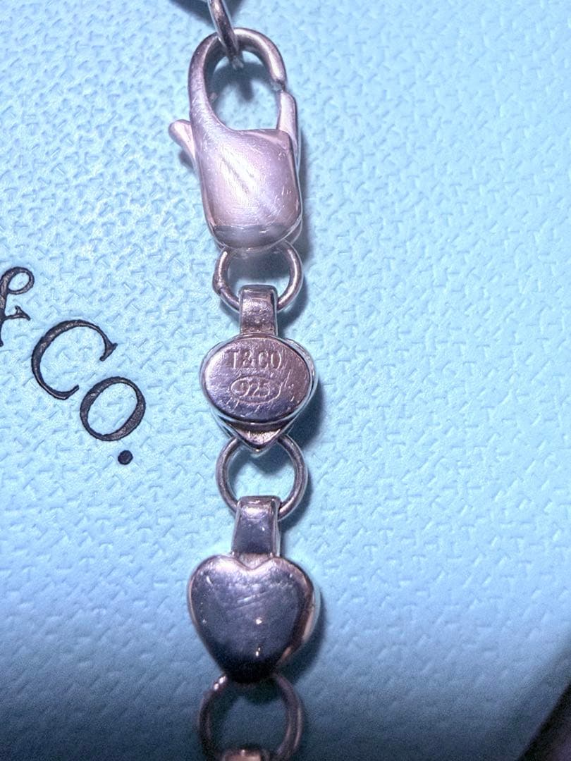 Tiffany&Co. ティファニー　パフハート　ブレスレット 美品