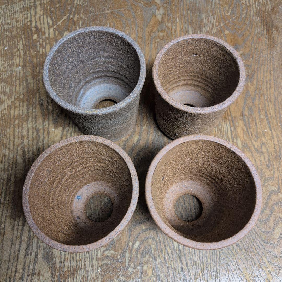 伝市鉢・丹波焼・市野伝市窯 4点　3種類