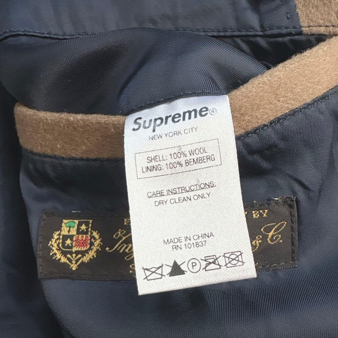 シュプリーム ロロピアーナ　チェスターコート　ベージュ　S