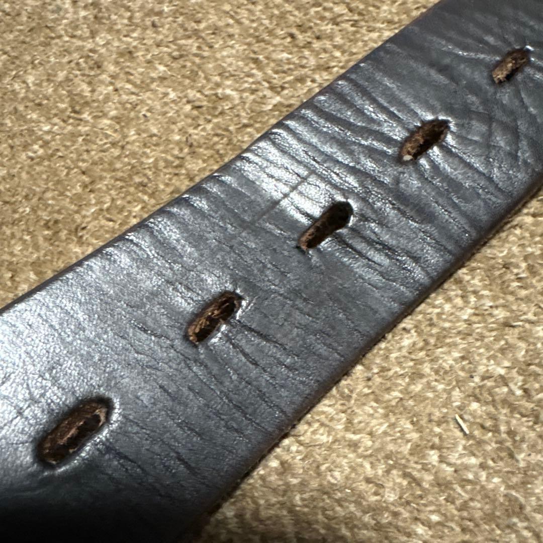 34inch HTC ターコイズ　エンドオンリー　レザースタッズベルト