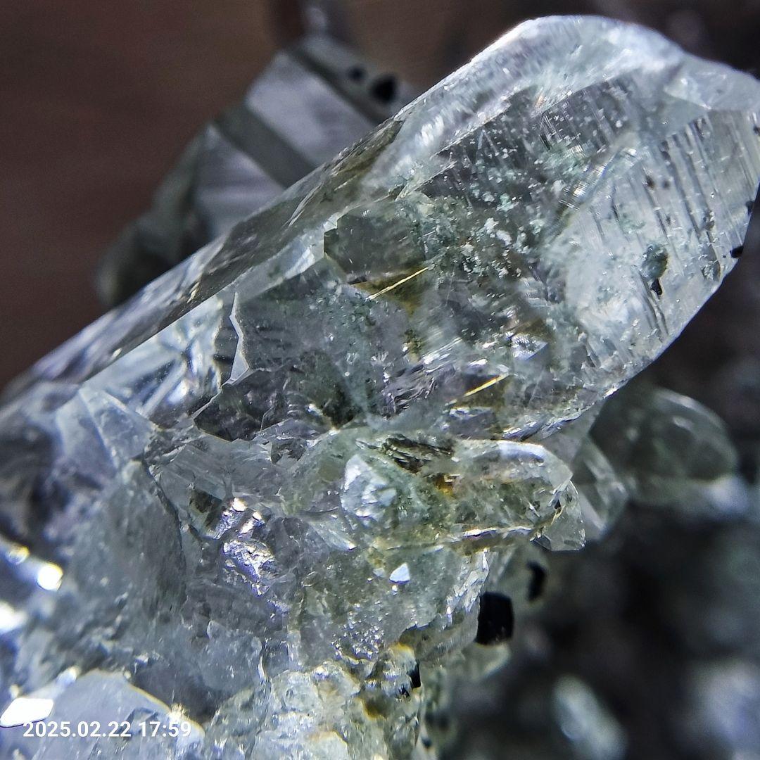 ちー ヒマラヤマニハール産水晶クラスター① ③