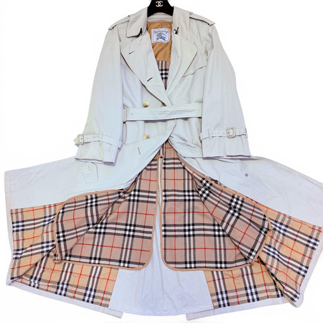 BURBERRY 腰ベルト ライナー 2wayマキシ丈 トレンチコート