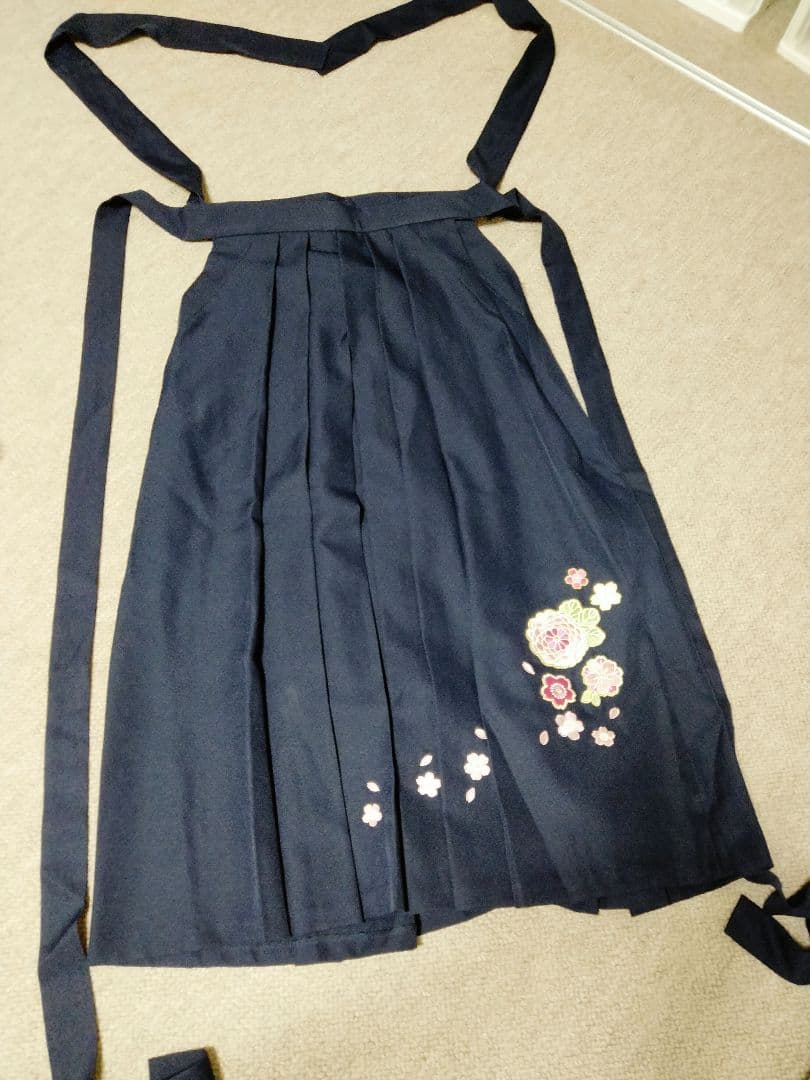 赤い花柄 袴 セット（アリサナ）150 小学生