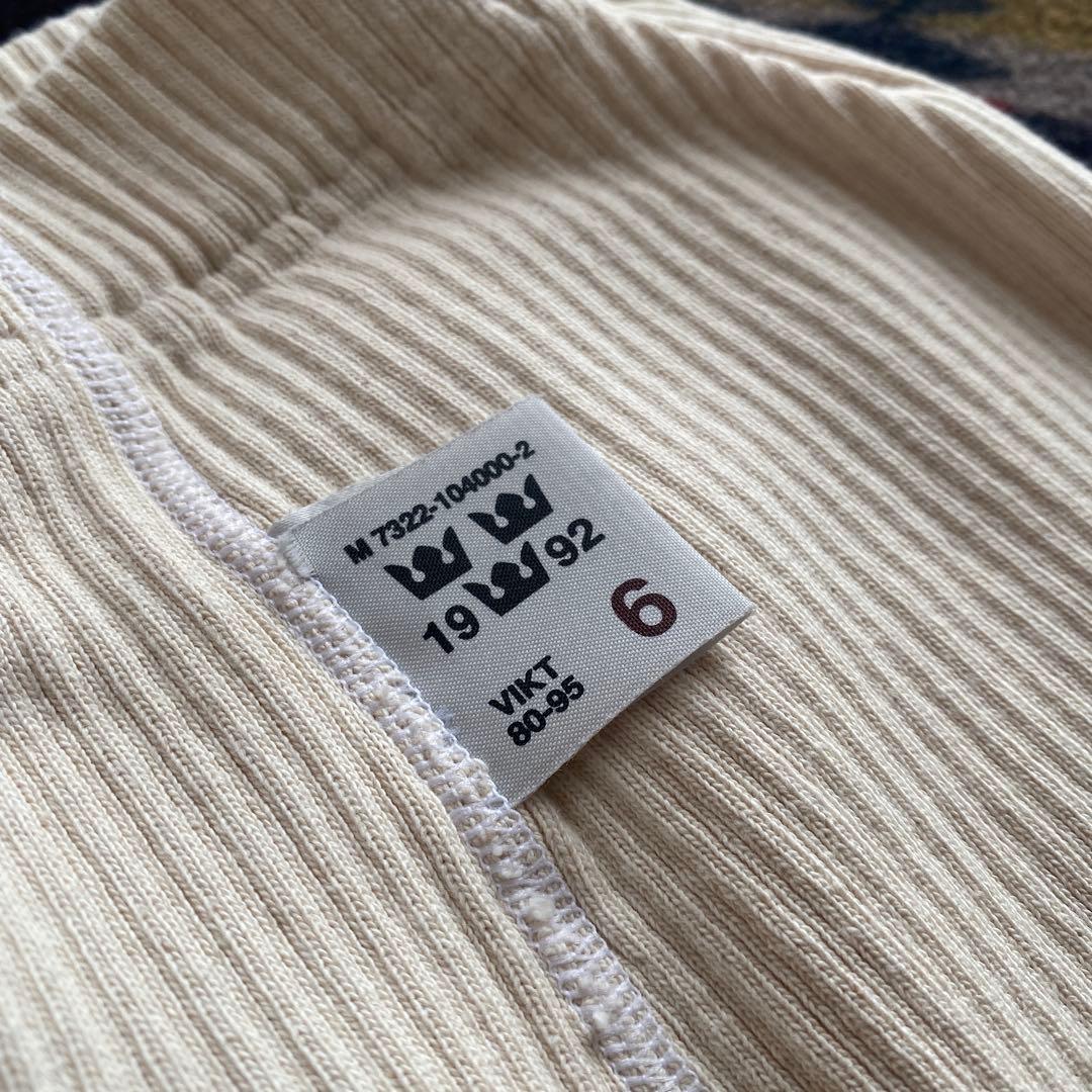 スウェーデン軍 リブレギンス Deadstock 【サイズ 6】 3点セット