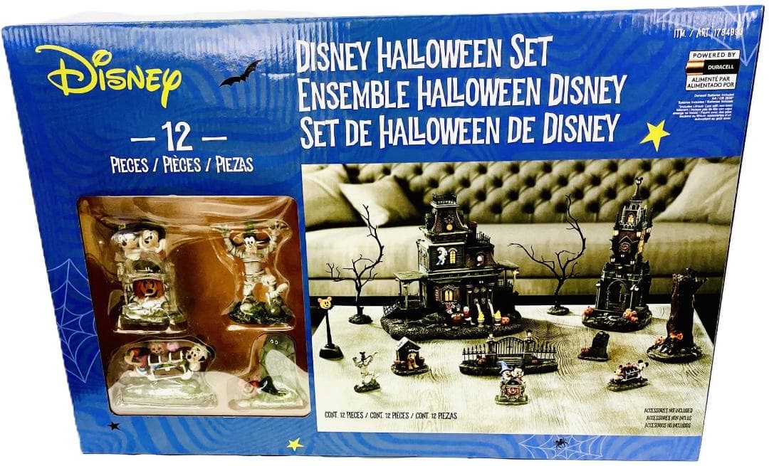 ディズニー ハロウィンヴィレッジ 12ピースセット クリスマス Disney