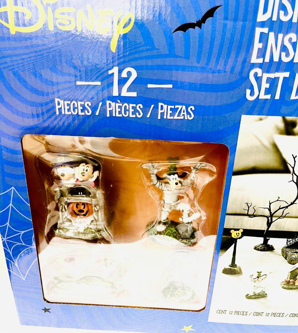 ディズニー ハロウィンヴィレッジ 12ピースセット クリスマス Disney