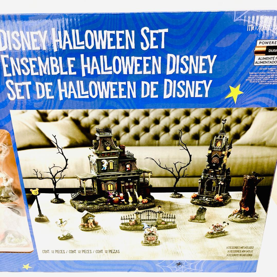 ディズニー ハロウィンヴィレッジ 12ピースセット クリスマス Disney
