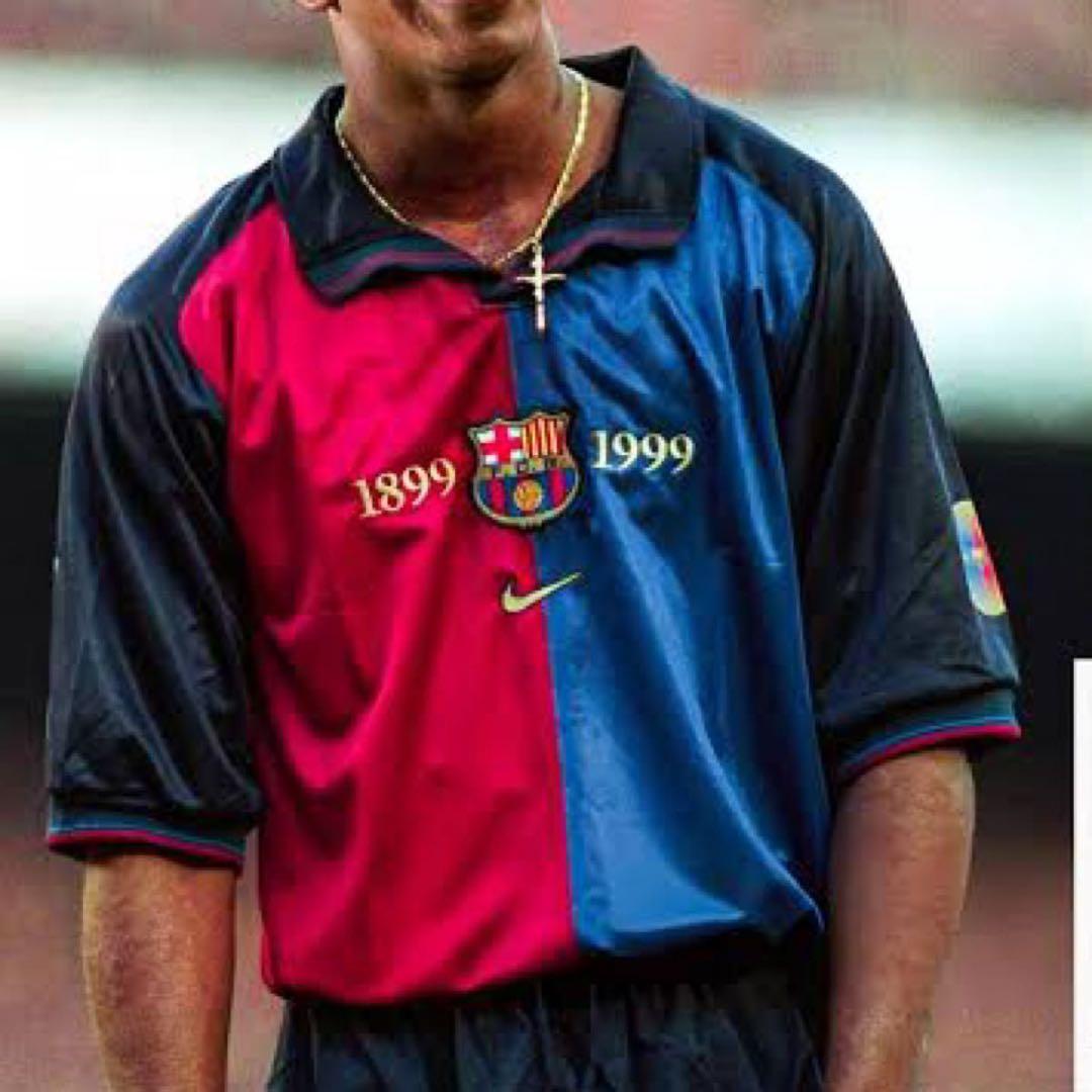 デッドストック　バルセロナ 99/00 100周年記念 フィーゴ 2005年復刻