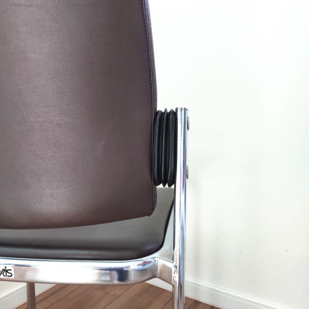 ホウトク　ビンテージ　ブラウン　チェア　ミッドセンチュリー