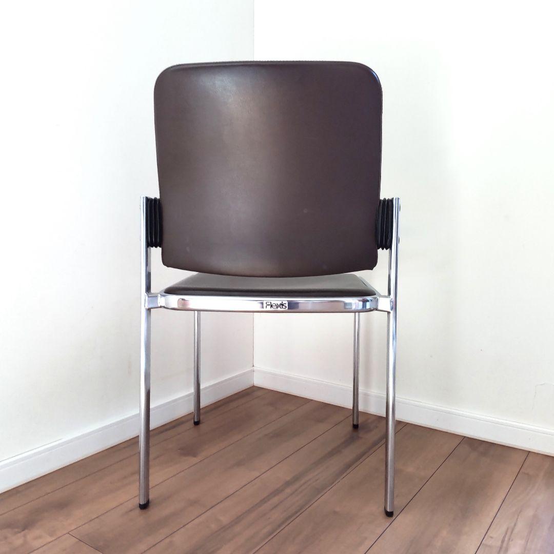 ホウトク　ビンテージ　ブラウン　チェア　ミッドセンチュリー