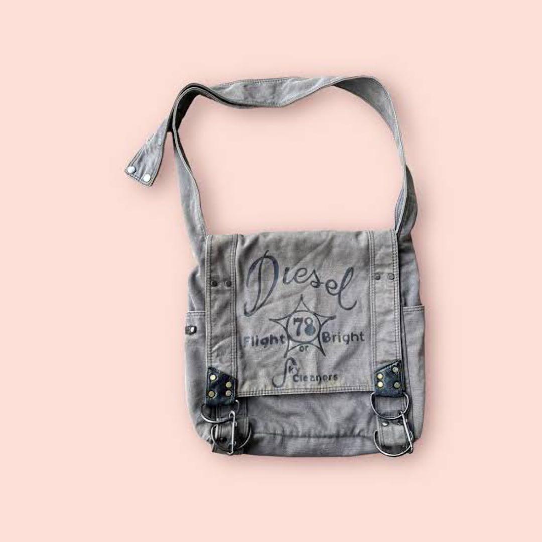 バッグ Archive Diesel grunge messenger bag y2k