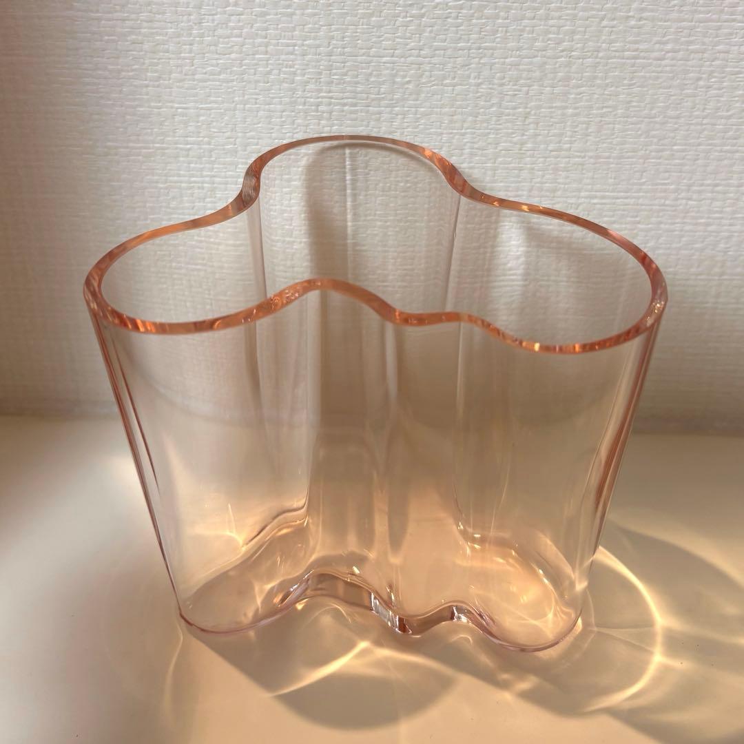  イッタラ アルヴァ・アアルト　フラワーベース　サーモンピンク