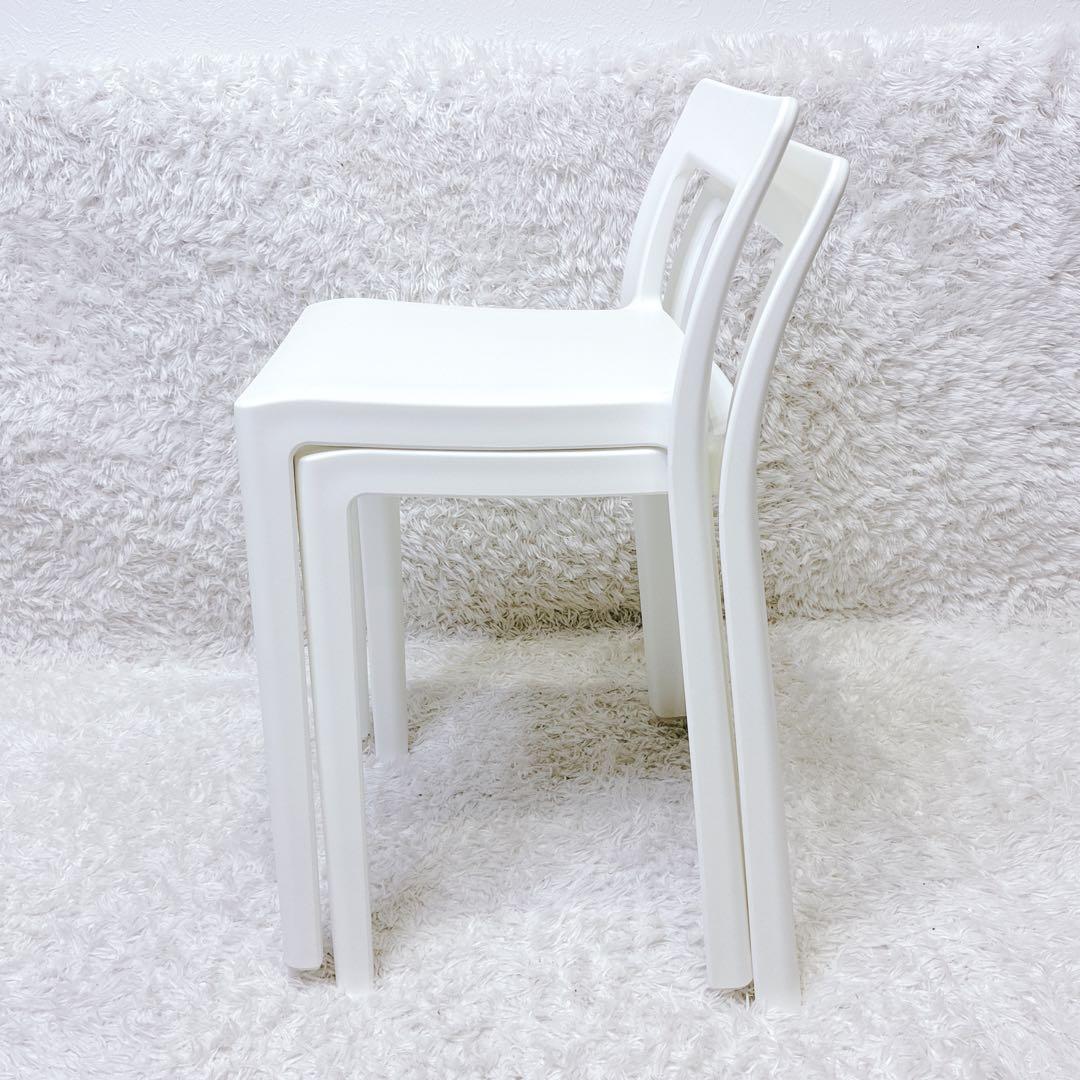 ENOTS エノッツ ミニマルチェア ホワイト 岩谷マテリアル スタッキング