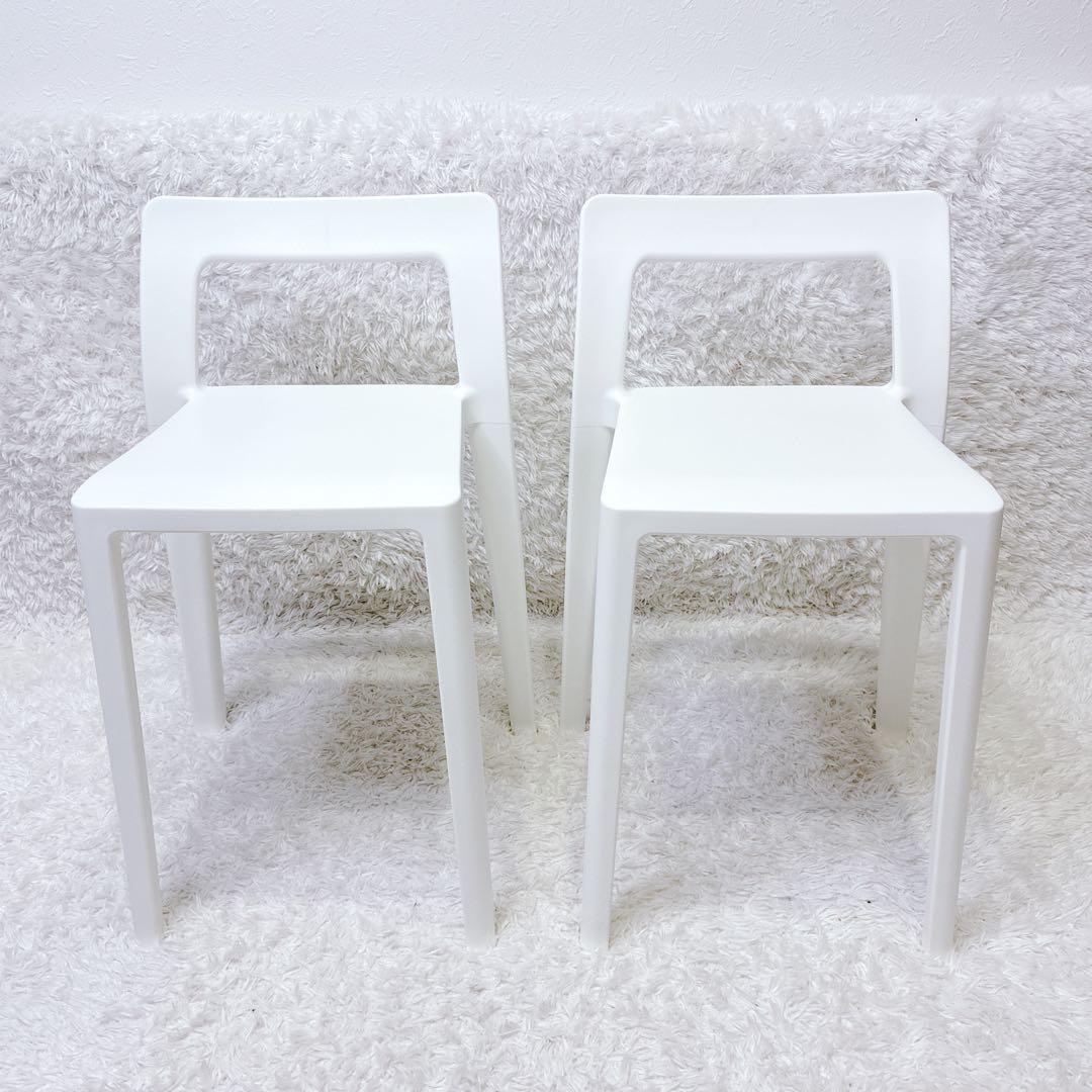 ENOTS エノッツ ミニマルチェア ホワイト 岩谷マテリアル スタッキング