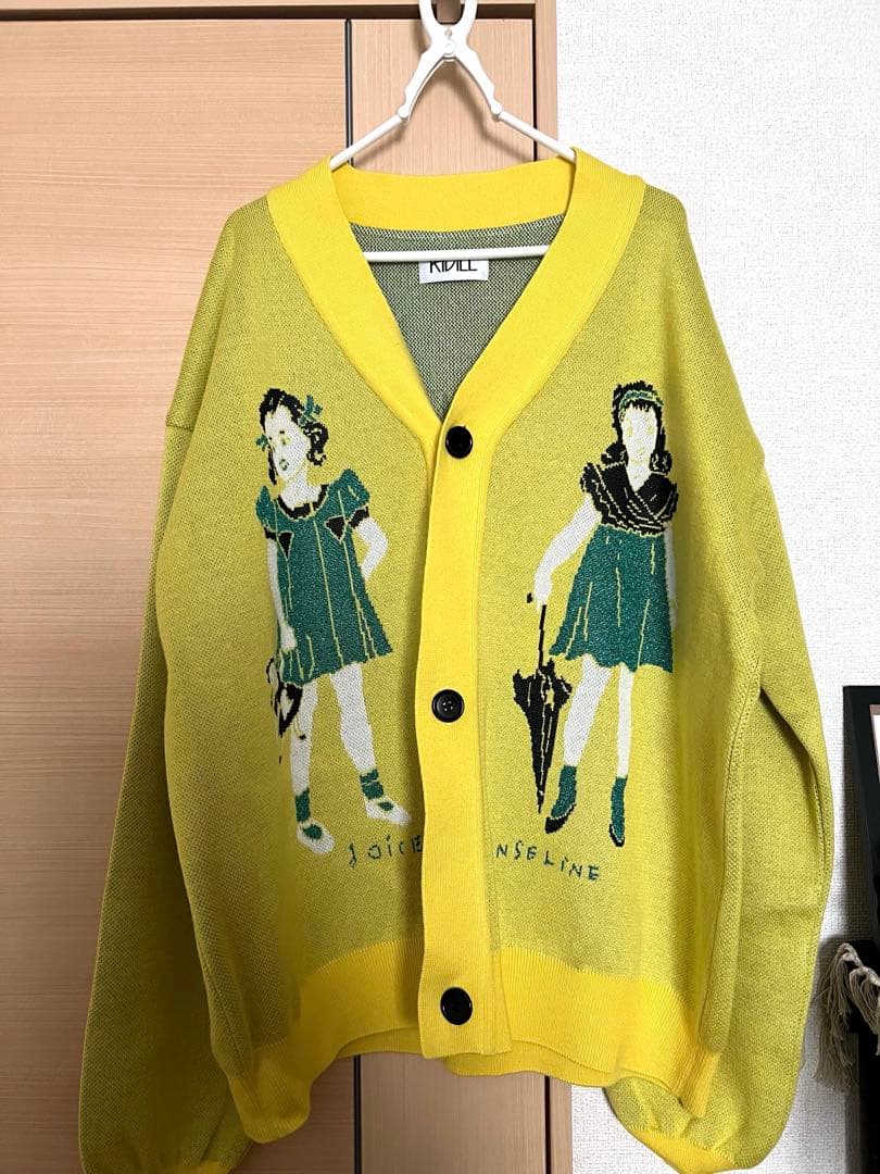 トップス KIDILL 22AW HENRY DARGER CARDIGAN Yellow
