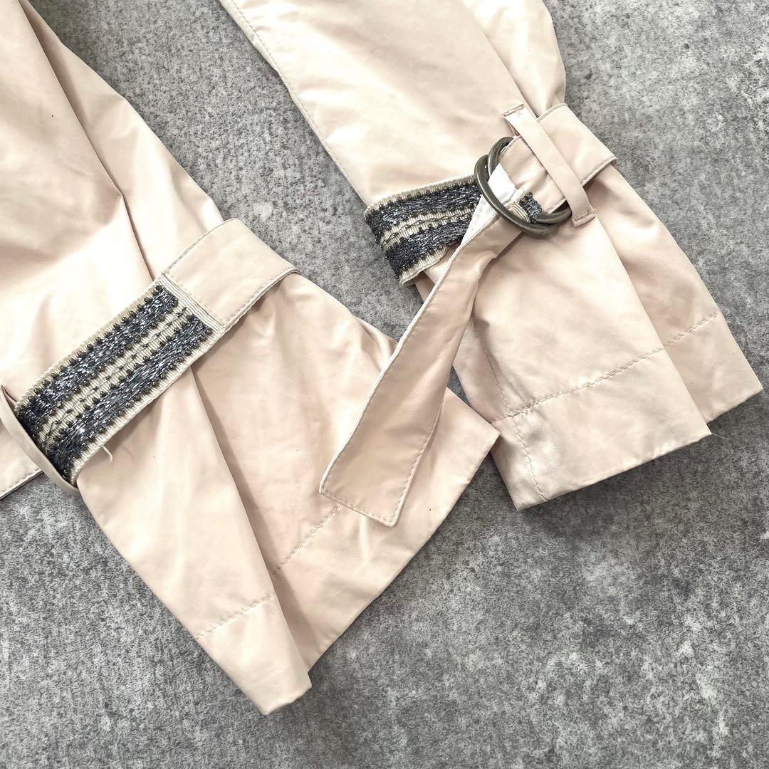 未使用 マックスマーラ スプリングコート リバーシブル ウエストベルト 42