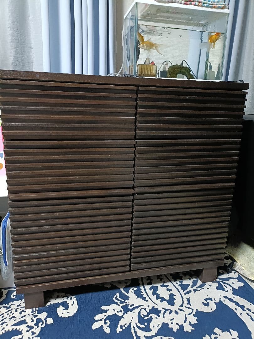 キャビネット 幅85cm　　　　　　　　　 リビングボード　　 隠せる収納