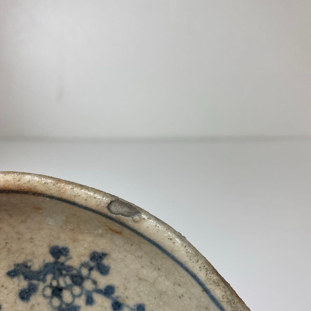 青木木米　古染付写　瓢箪形皿　幅20.5㎝　タトチ　東な7-0409☆2F
