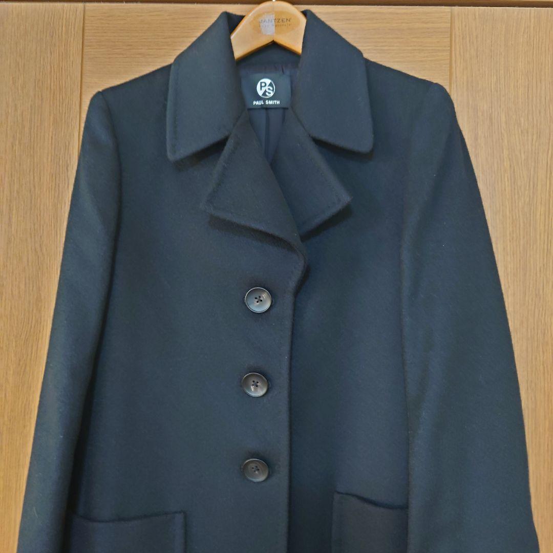 ポールスミス　ブラック　ロングコート
