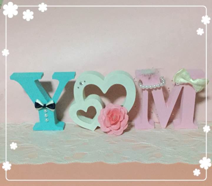 neko様確認用♡ウエディングバージョン・イニシャルオブジェ