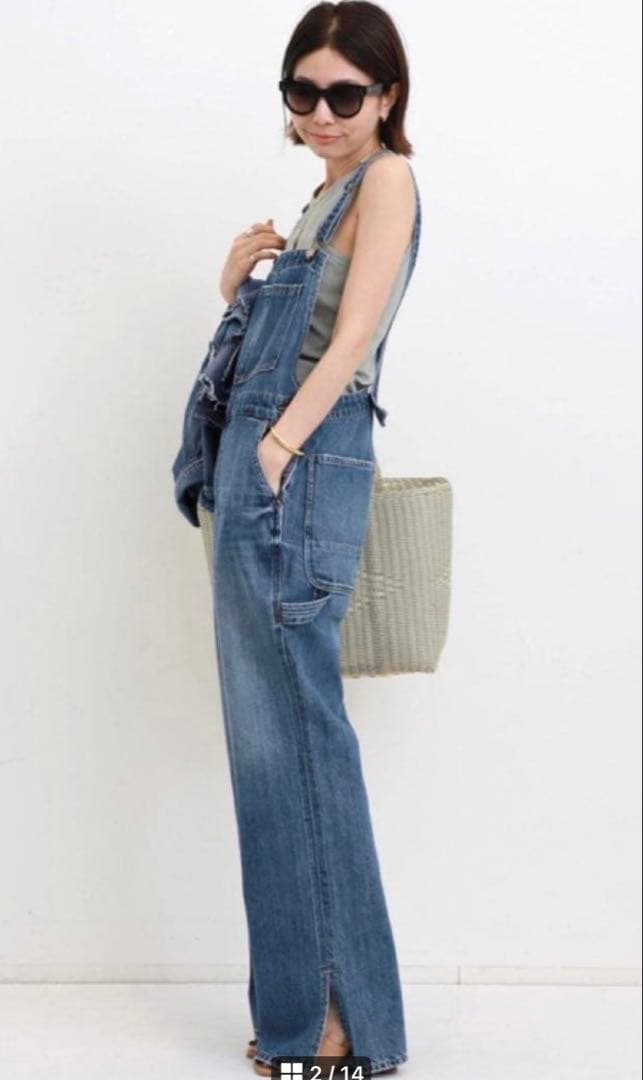 L'Appartement RED CARDレッドカード デニムオーバーオール