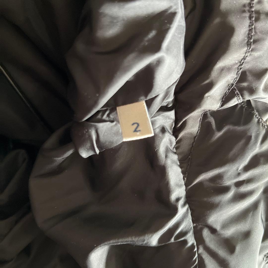 mi　MONCLER モンクレール　ダウン　ロング　ブラック Lサイズ