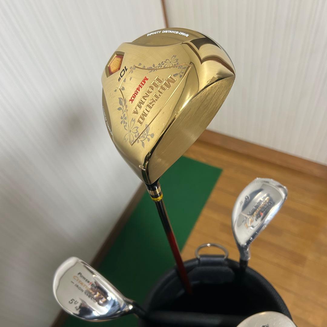ムツミ ホンマ LB-708 金モグラ 4S メンズ ゴルフクラブ セット