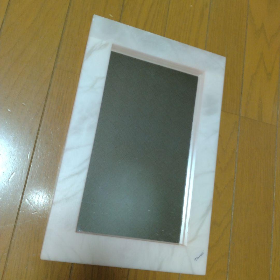 気まぐれセール❗ドマン Demain 鏡 アラバスター イタリー製 大理石