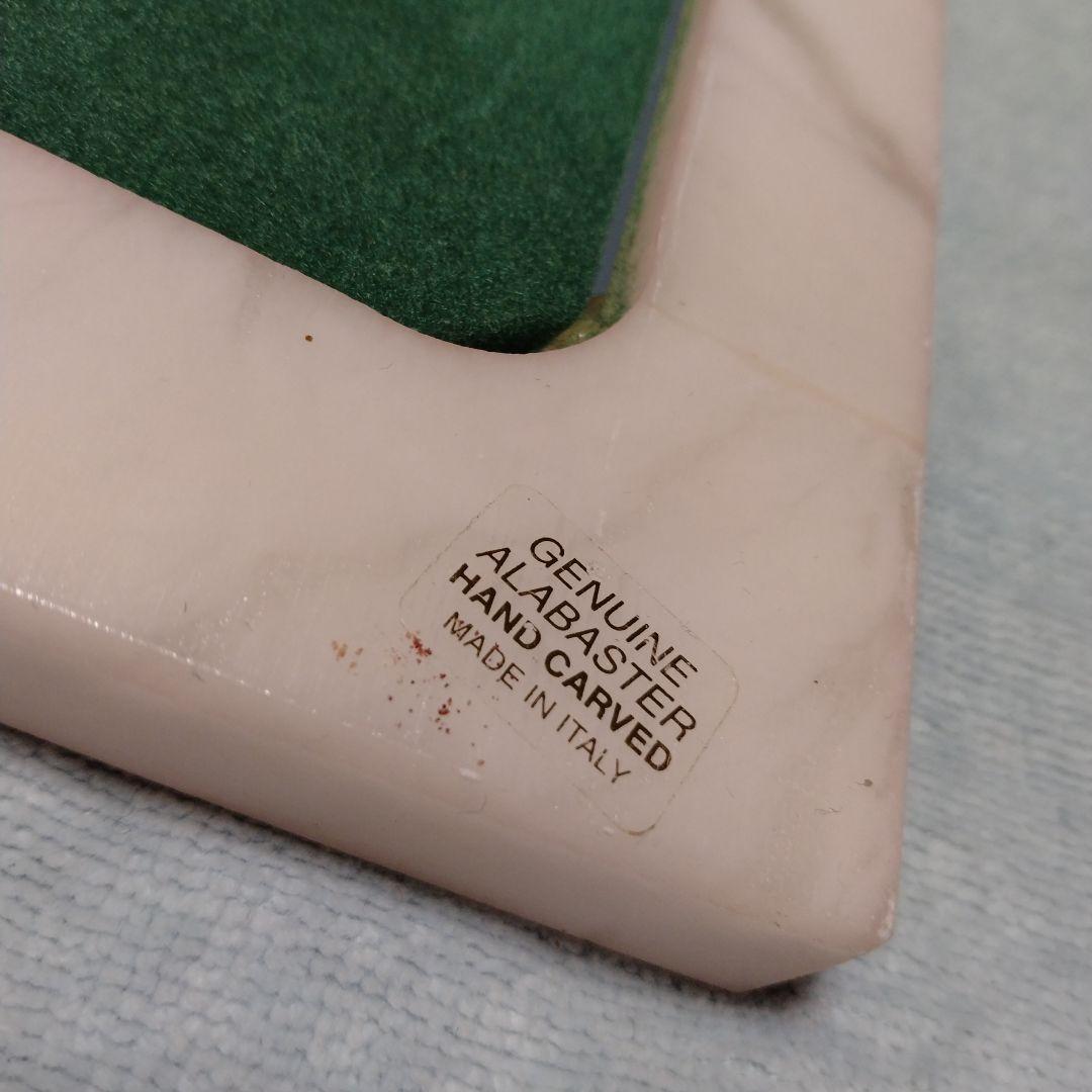 気まぐれセール❗ドマン Demain 鏡 アラバスター イタリー製 大理石