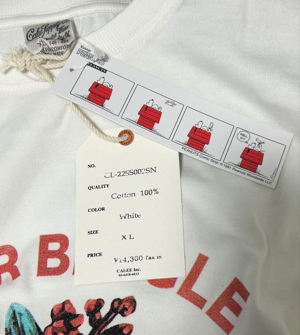 calee スヌーピー　peanuts ロンT