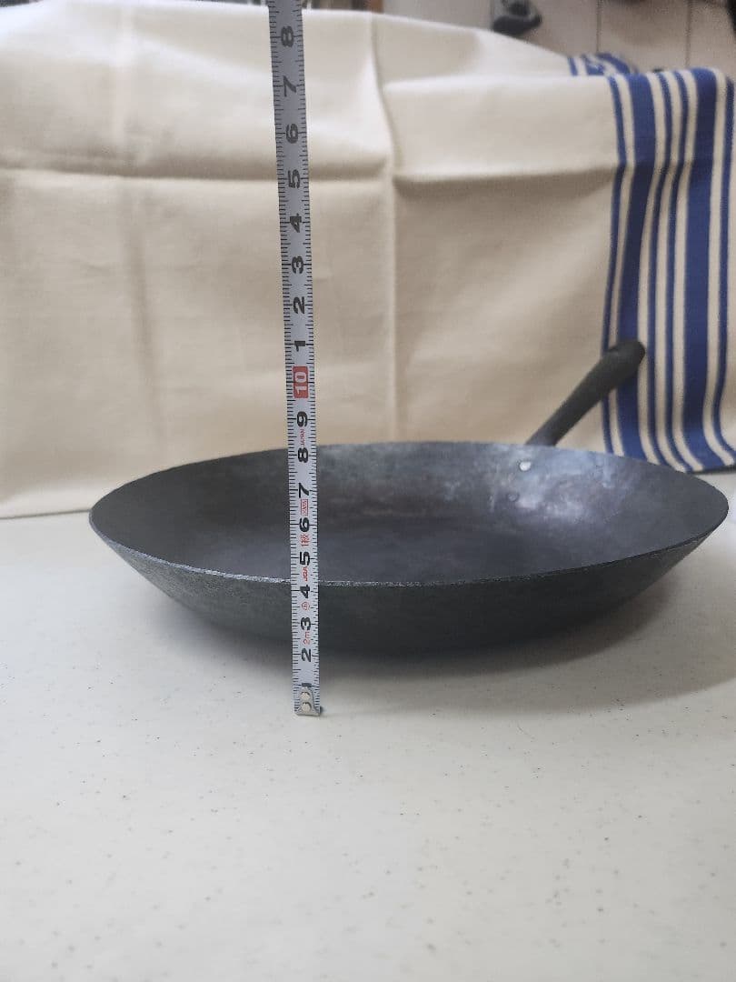 成田理俊　鉄フライパン(蓋付き)　27cm