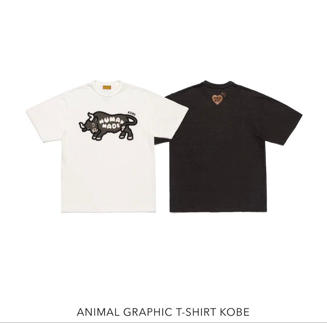HUMAN MADEKOBE限定ANIMAL GRAPHIC T-SHIRT 白