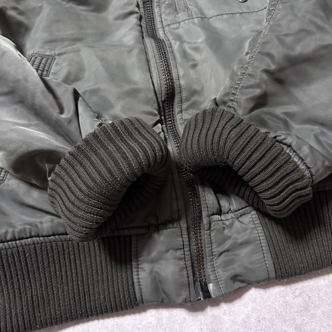 vintage ALPHA IND MA-1 カーキ フライトジャケッ アメカジ