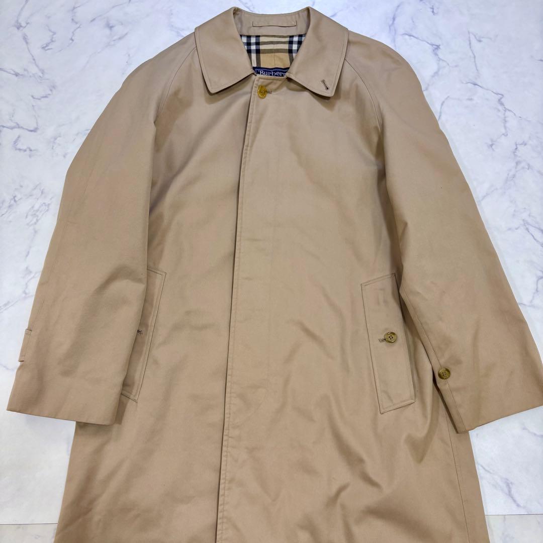 BURBERRY バーバリー ステンカラーコート ノバチェック ベージュ ハニー