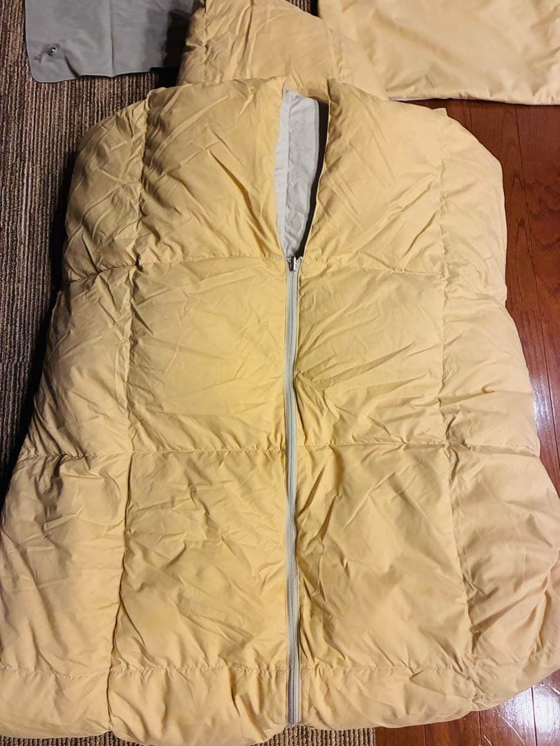 西川　ダウンシュラフ寝袋　羽毛布団150×200 エアピロー付き　未使用