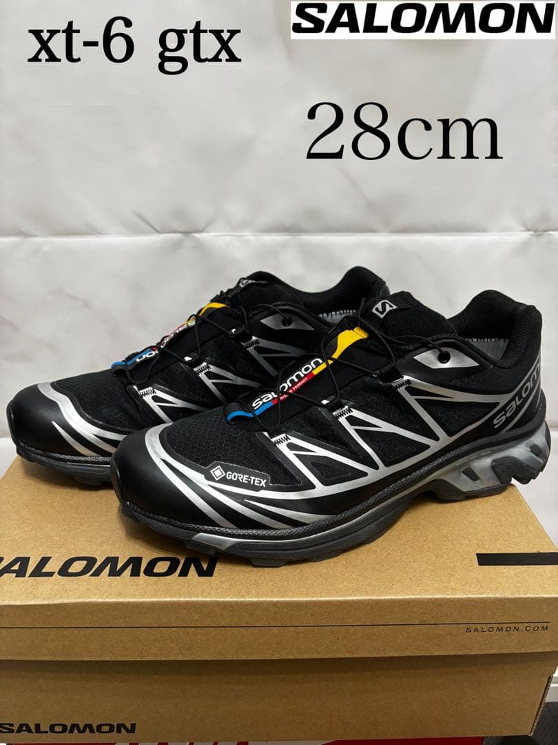 極美品☆SALOMON xt-6 gtx 28cm サロモン　ゴアテックス