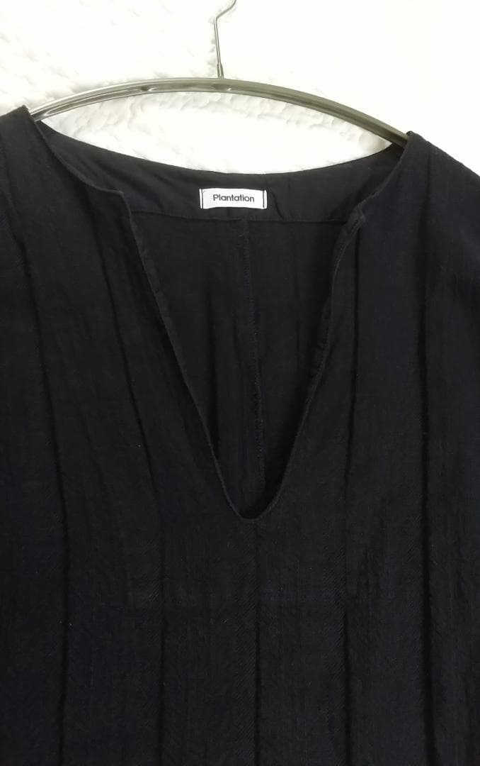 プランテーション☆21年AW☆BIZEN Autumn Wave☆黒紺☆手洗い可