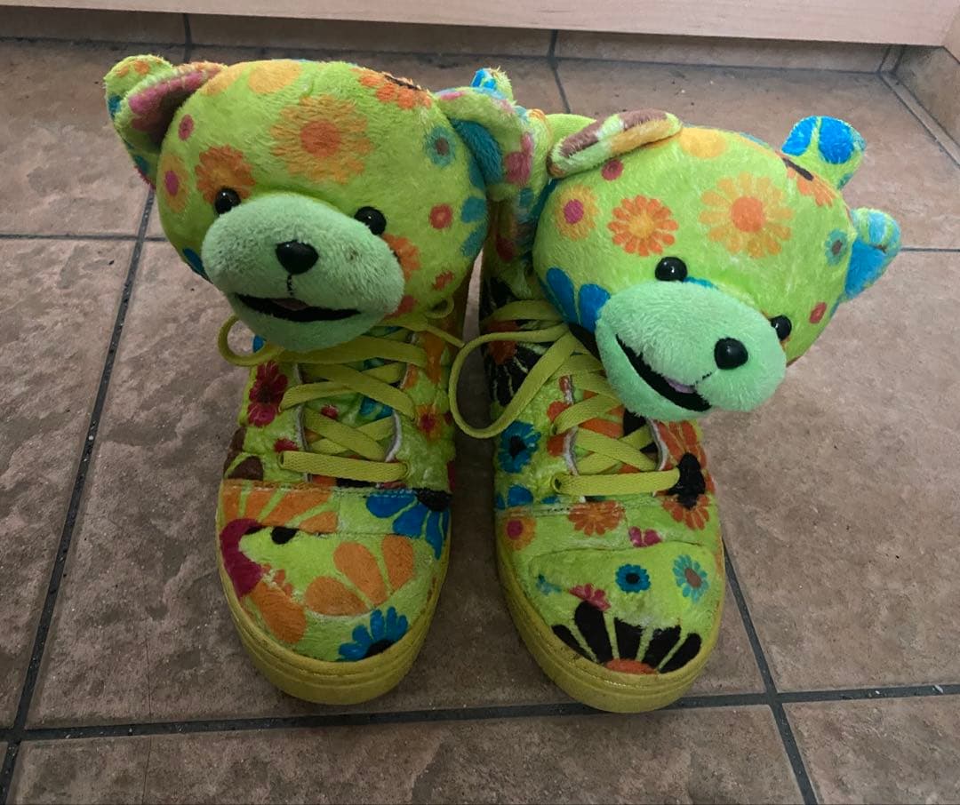 adidas ジェレミースコット 花柄 ベア 25cm