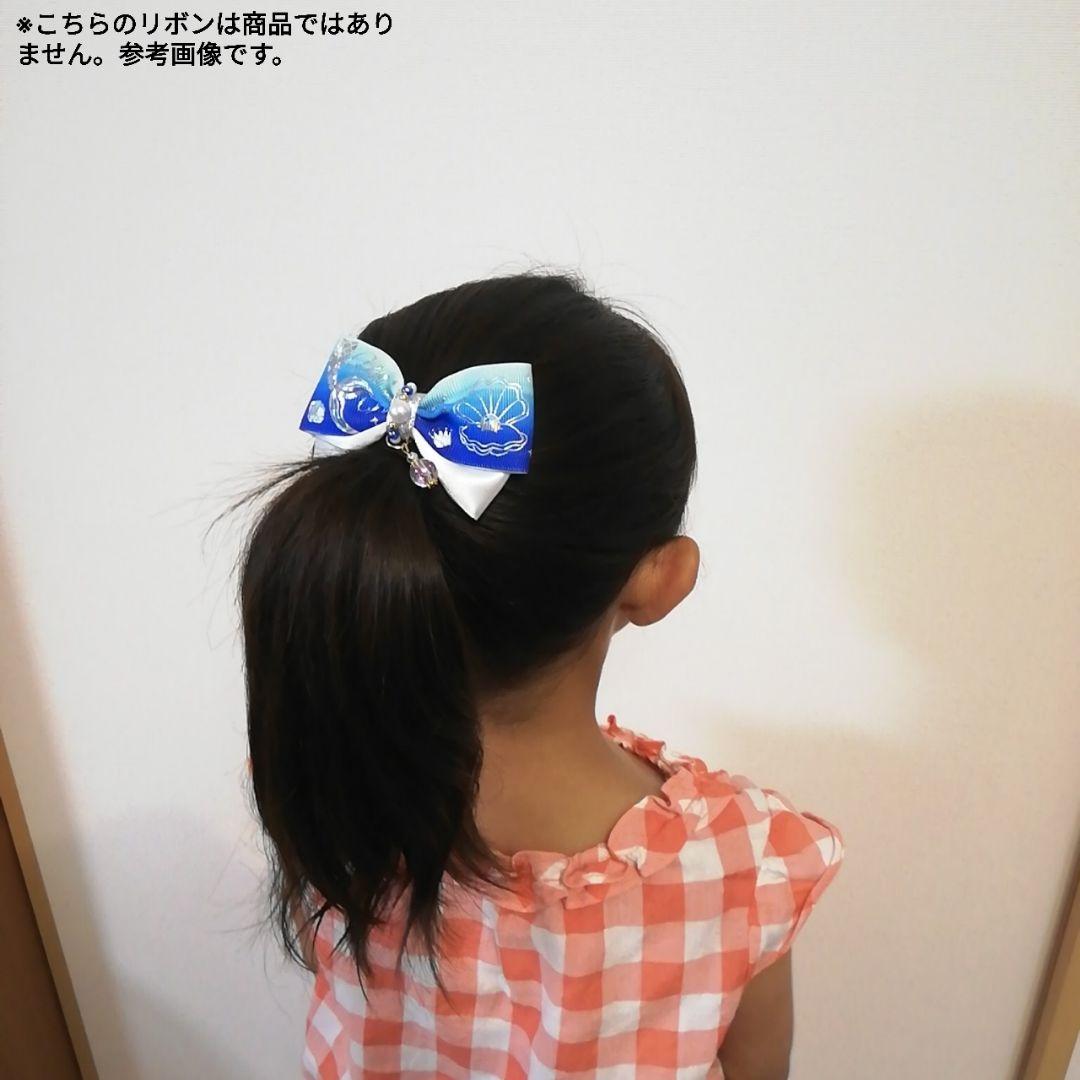 確認　ヘアゴム　ヘアリボン　1069　バレリーナ　ピンクベージュ