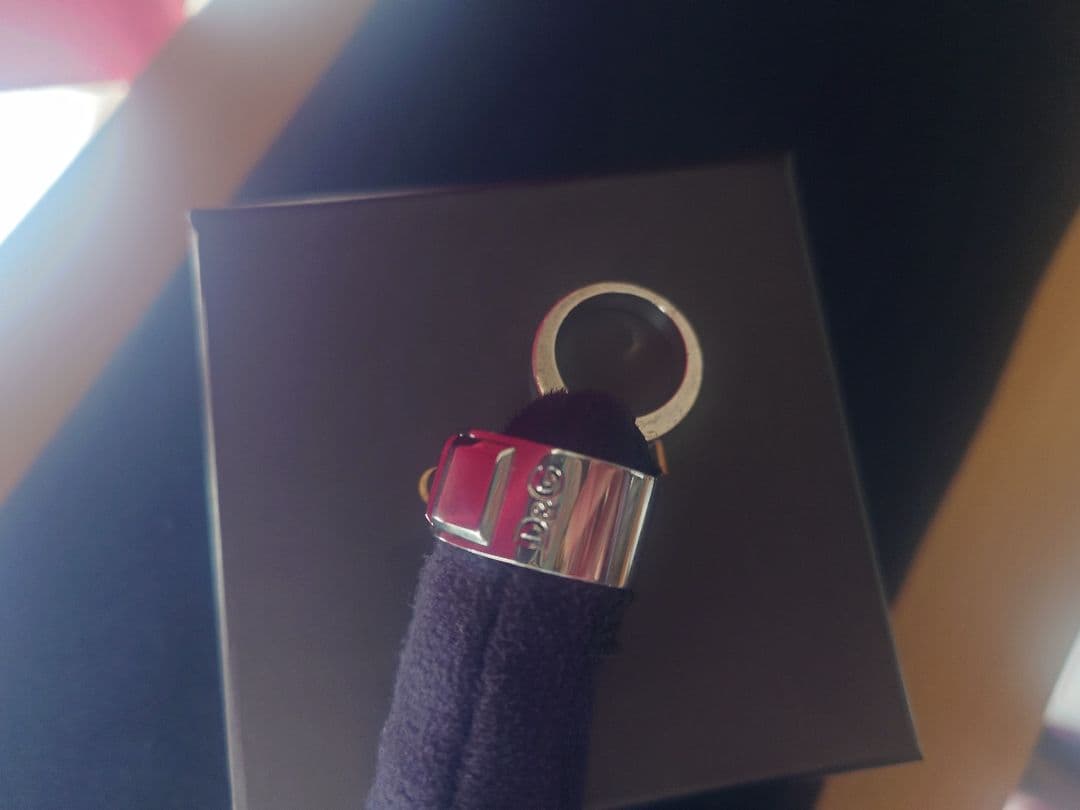 GUCCI ☆13号☆ D&G ☆87R ロゴ入りリング シルバー