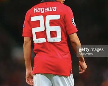 【200.】マンU 香川真司 13/14 CL仕様ユニフォーム Sサイズ