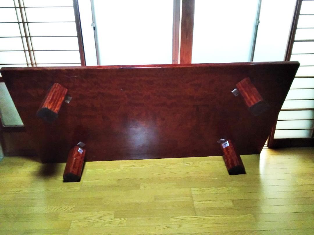 引き取り限定　無垢1枚板テーブル　２ｍ以上