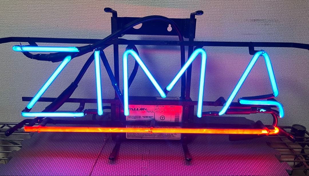 激レア　ZIMA/ジーマネオン管/ディスプレイ　非売品　ガレージ