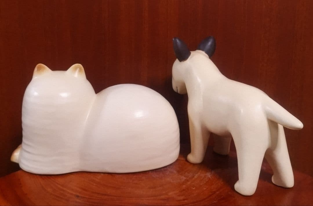 リサラーソン マイ＆ケンネルブルテリア ２点セット 北欧 美品