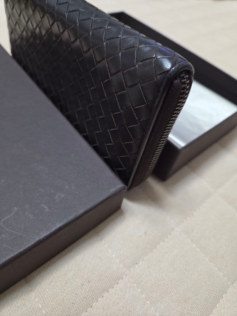 BOTTEGA VENETA 茶色 長財布